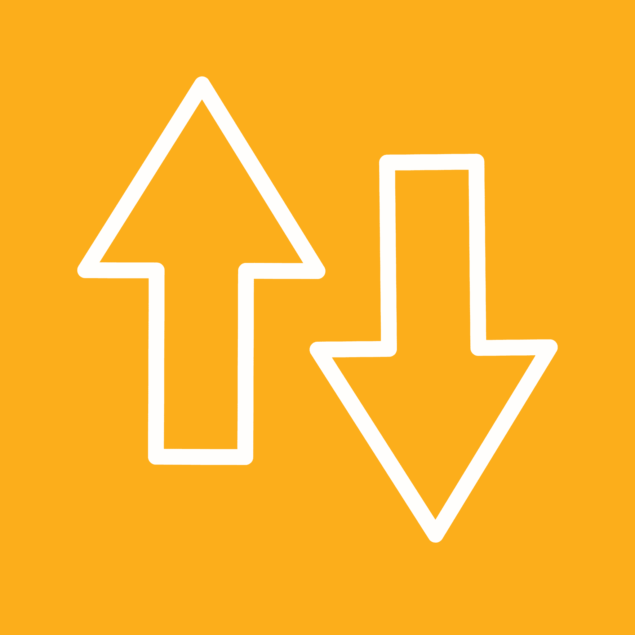 Up and down arrows icon